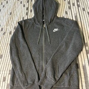 Nike Charcoal Full-Zip Hoodie